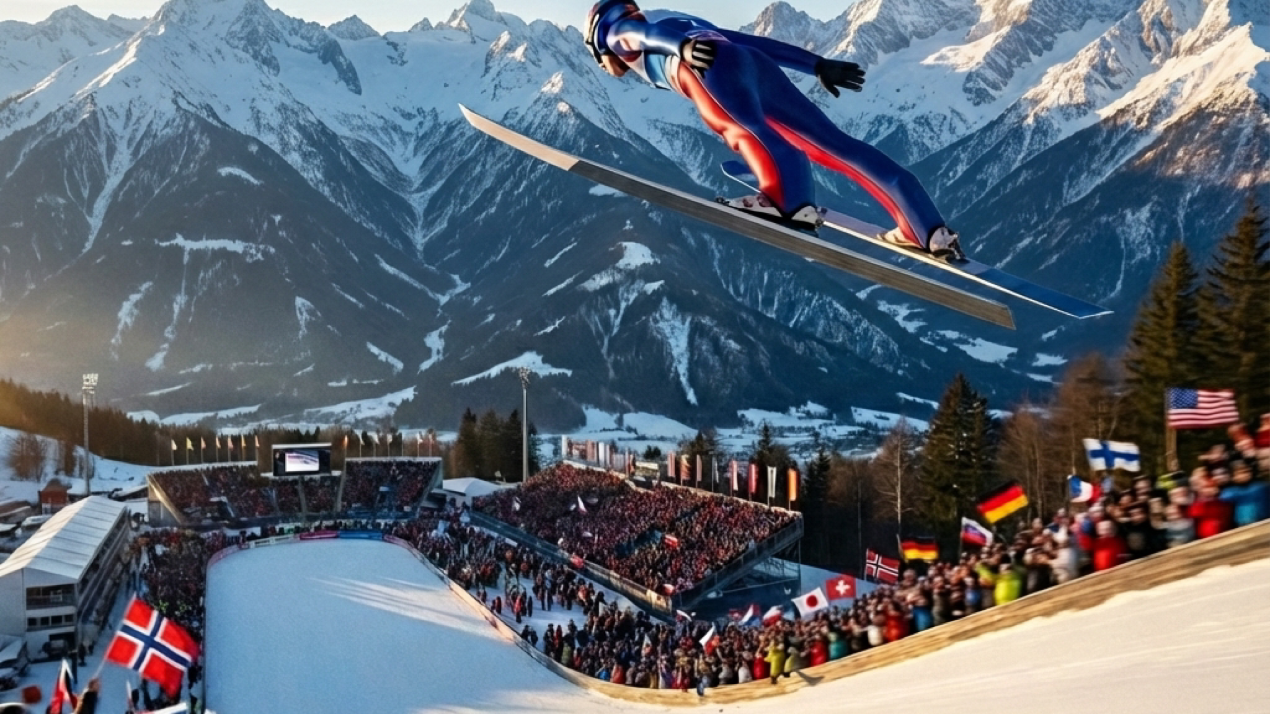 Ski Jumping Background